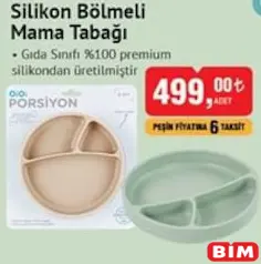 OİOİ SİLİKON BÖLMELİ MAMA TABAĞI OİOİ SİLİKON BÖLMELİ MAMA TABAĞI